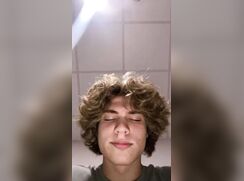 cute curly taylor snapchating again jerks off