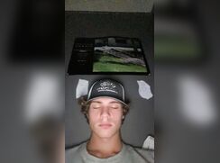 cute curly taylor snapchating again jerks off