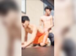 Latino boys fucking and are almost cought...