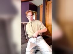 cute nerdy alex fleshlight cumming