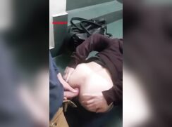 Teacher Fucks Student Raw In School Stairwell porn