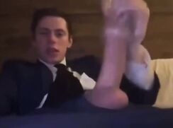 BRO NEEDS HELP WITH THAT BIG DICK AND CUM