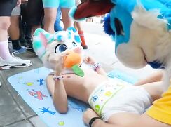 ABDL Furry Gets His Bum Changed At Folsom Street porn