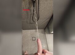 Slender Uncut Cock Shower Piss porn