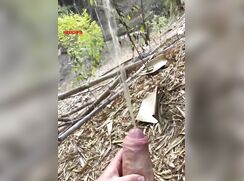 Hard BWC Piss In Forest porn