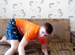 Sweet Russian ass gets spanked.