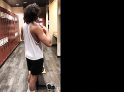 Changing Clothes in the Locker Room (Quick Jerk-off at the End)