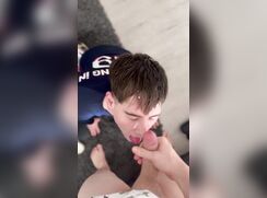 Football Twink Overshot facial