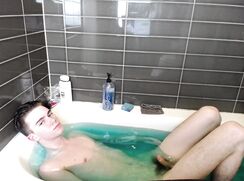 Splish splash, he was taking a bath