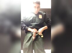 Arab boy jerks his dick - #100125-0011