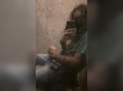 Jerking In Public Toilet porn