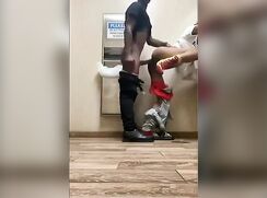 gay black boy taking bbc bareback at work