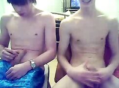 Vintage webcam: Look at us!