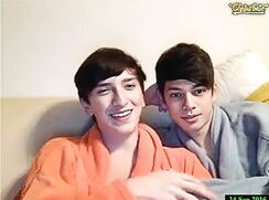 Chaturbate Black Hair Adorable Couple uncut wank shows Kissing - AI Enhanced