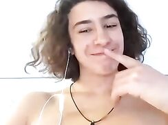 Cute swiss guy wanks on the bed