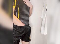 Changing room PE kit wank