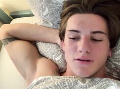 Cute twink morning load