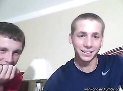 2 us frat boys show off their bodies and dicks