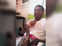 CUTE DUDE PLAYING WITH HIS BIG LONG DICK