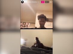 BBC stroking on Instagram live not getting caught
