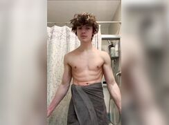 cute curly strip towel big reveals