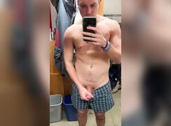 Baited hockey player