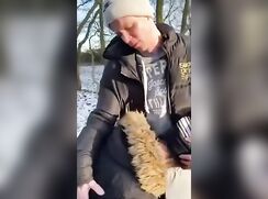 freezing cold outdoor fuck