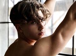 gorgeous twink taking a shower