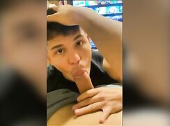 first time messing around with friend blowjob and bareback