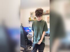 cute french twink strip baited for fans off