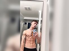 Muscular dude jerk compilation