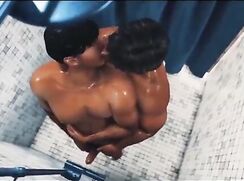 Cartoons Porno, Spieler werden Gefickt, Oral vom Trainer genommen.