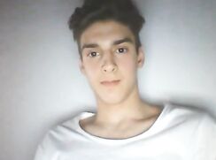 Cute german guy showing bit after bit