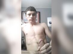 cute big cock baited cumming chest on bed off