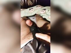 18 yo chinese teen masturbates with a vibrator