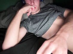 straight teen shows his ass and cute stomach