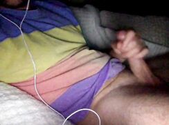 hot straight guy shows his tight hole and jerks off