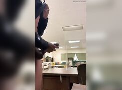 HOT BOY BEATING HIS BIG DICK IN DETENTION AND CUMMING