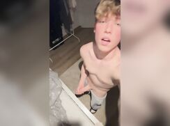 cute thereallevi twink jerking off
