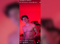 Hot Tony showing off dick