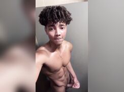 Pretty Colombian Showering....