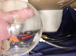 Cock & Ball Pumping Timelapse Video