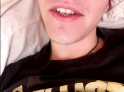 Straight boy eating his own cum