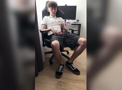 Handsome guy jerk off and cum - 10-27-25