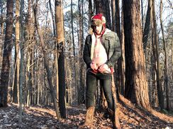 19 year old Jesse Gold jerks off in the woods in cowboy boots,... - 10-27-25