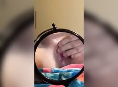 Ass fingering twink