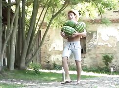 His Ass Instead Of Melon....