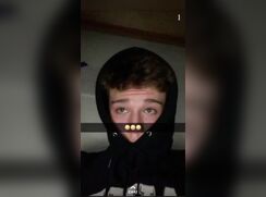 cute blonde snapchating bate