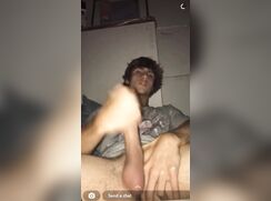 cute beach big cock blonde snapchating wanks off