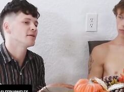 Two hard winks and two men's